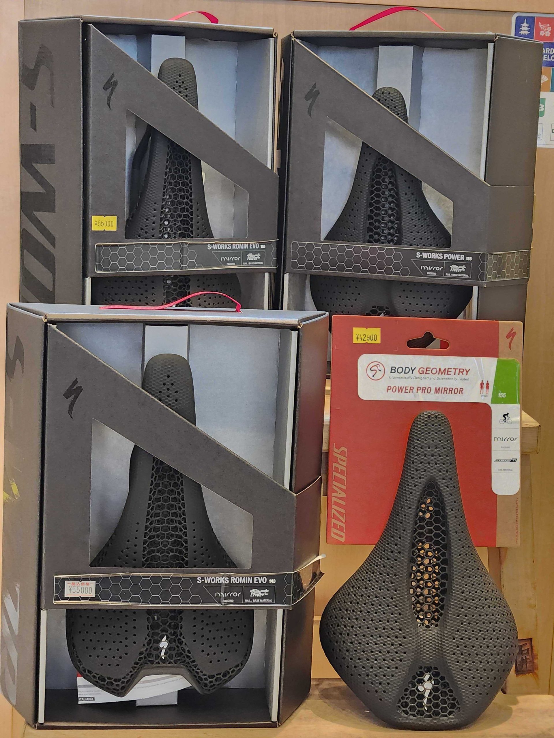 S-WORKS POWER WITH MIRROR SADDLE 155mm S Works Power with mirror